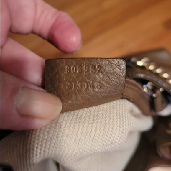 Gucci Soho chain medium brown calfskin leather tote - Picture 4 of 13